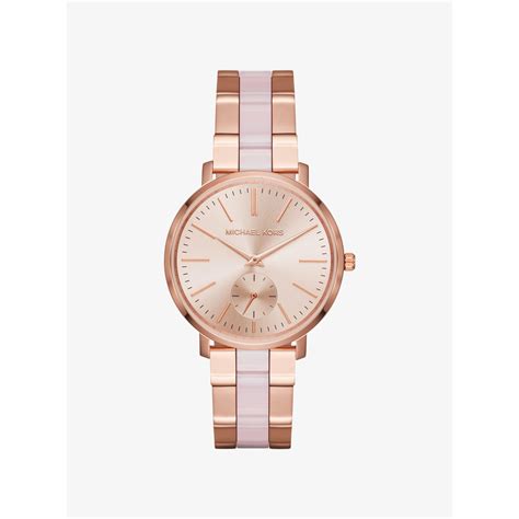 michael kors jaryn rose gold tone and acetate watch|Jaryn Rose Gold.